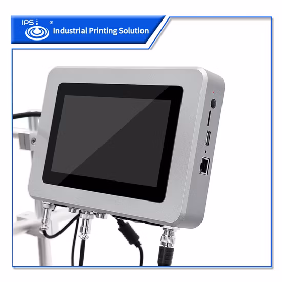 Einfach zu bedienendes Tij 12,7 mm IPS-8540 Thermo-Tintenstrahlkodiergerät für die industrielle Tintenstrahlkodierung von Produktplastikflaschen