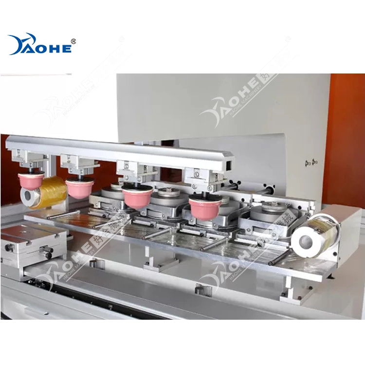 4 Color Servo Motor Drive High Speed & Precision Ink Cup Pad Printing Machine