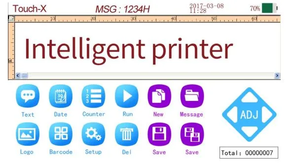 Handheld Inkjet Printer to Code on Drums