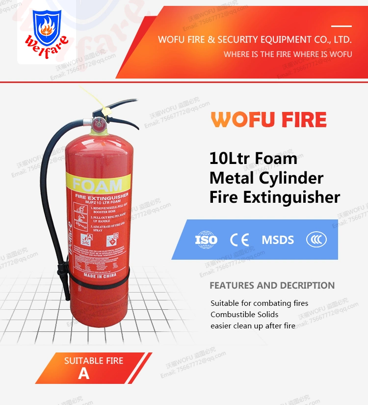 Metal Cylinder 10LTR Foam Fire Extinguisher, Foam Fire Fighting Equipment