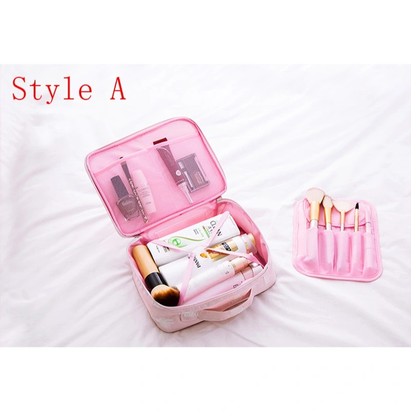 Brand Organizer Travel Fashion Lady Cosmetics Cosmetic Bag Beautician Storage Bags Large Capacity Women Makeup Bag H127