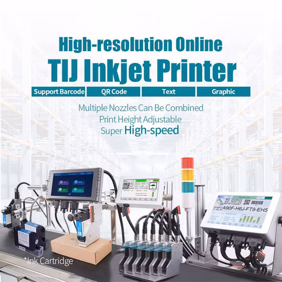 12,7 mm Mini-Tintenstrahldrucker mit thermischem Verfallsdatum für Eier, Kunststoff, Holz