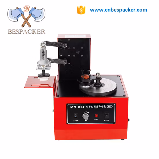 Manuelle Tisch-Tampondruckmaschine mit geschlossenem Farbbehälter