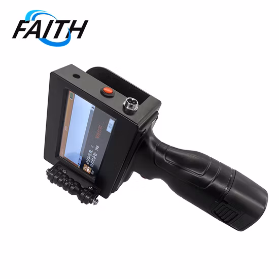 12,7 mm Tij intelligenter tragbarer Handheld-Tintenstrahldrucker mit Ablaufdatum, Code, Anzahl und Chargennummer